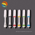 Canada trending empty cartridge 0.5ml 1ml vape cartridge 510 press flat tip ceramic vape carts